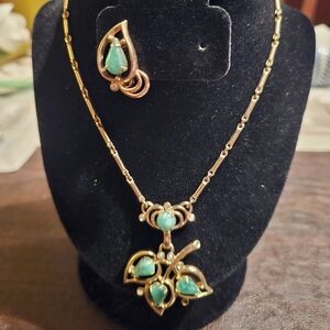 "Whispering Leaves"  Sarah Coventry, originally released in 1953 Necklace